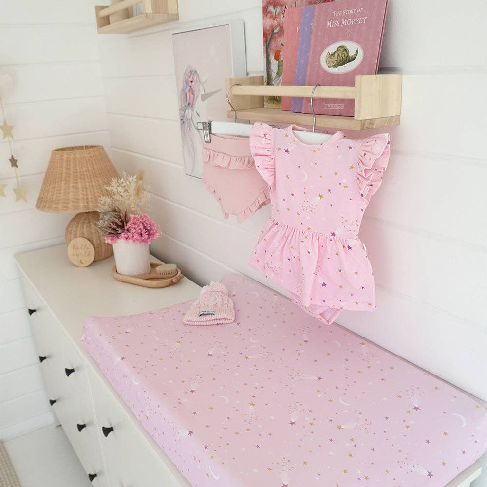 Snuggle Hunny - Twinkle Organic Bassinet Sheet / Change Pad Cover