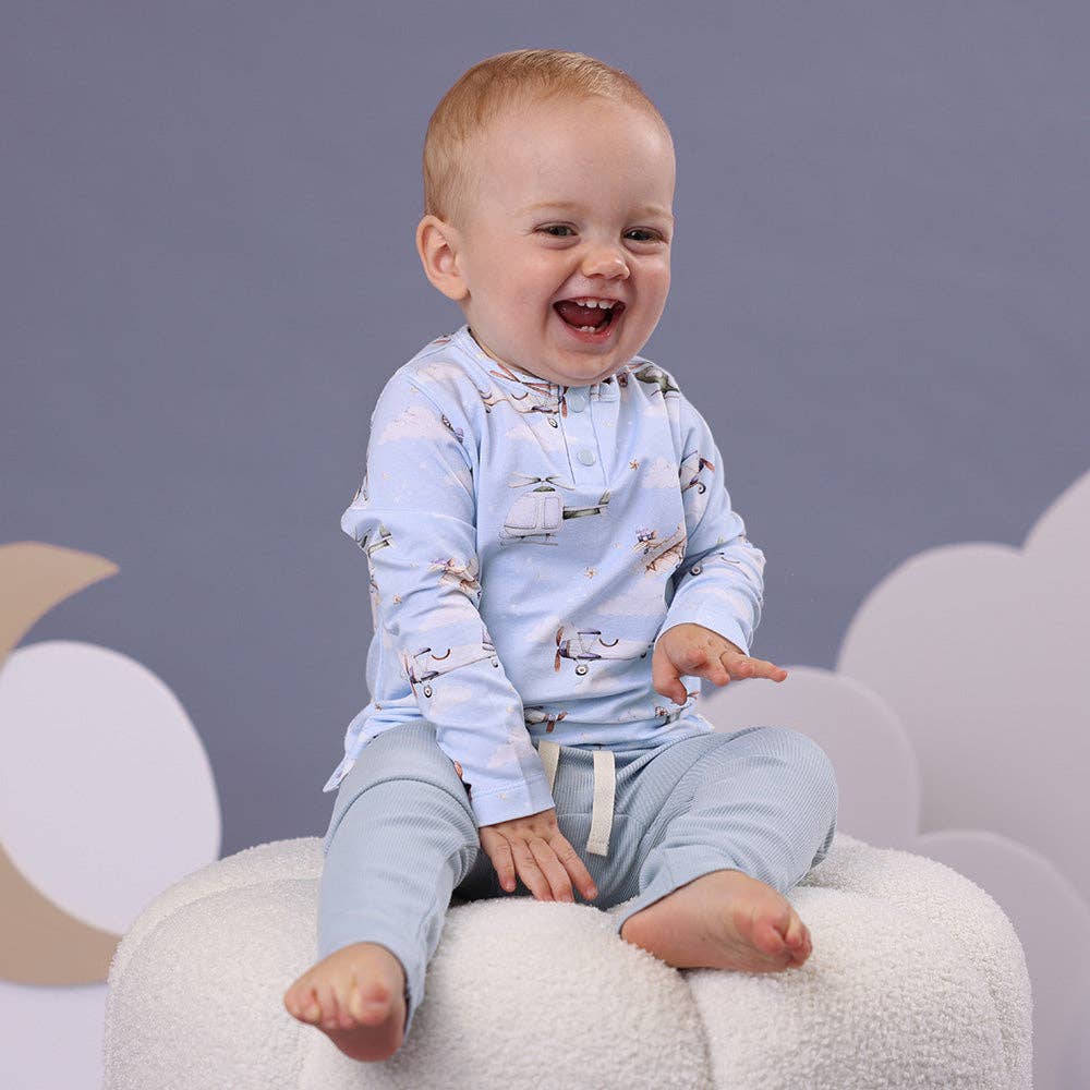 Snuggle Hunny - Taking Flight Organic Long Sleeve Top