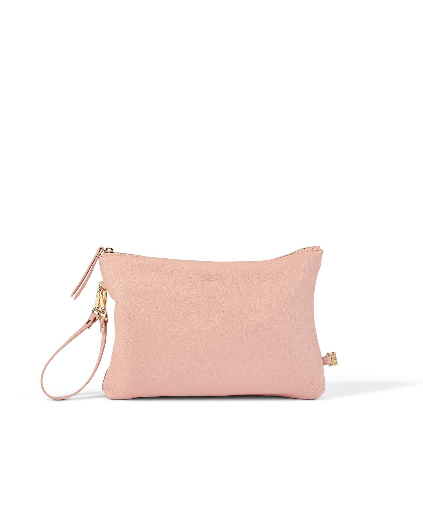 OiOi - Nappy Changing Pouch - Pink Vegan Leather