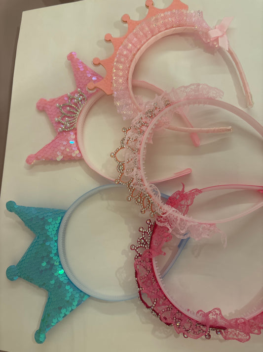 Lace Trim Tiara - Various