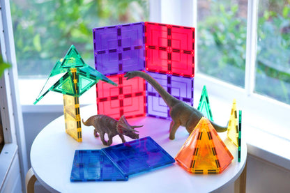 Learn and Grow Toys - Learn & Grow Magnetic Tiles - Large Square Pack (8 Piece)