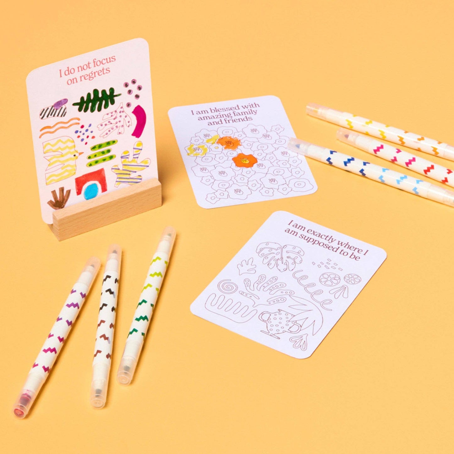 Journey Of Something AU & EU - Colour Your Own Affirmation Cards