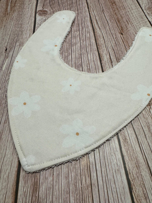 Finished with a Kiss - Baby Bib - Dribble Bib - Daisy