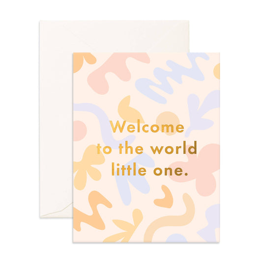 Fox & Fallow - Welcome Little One Fresco Greeting Card