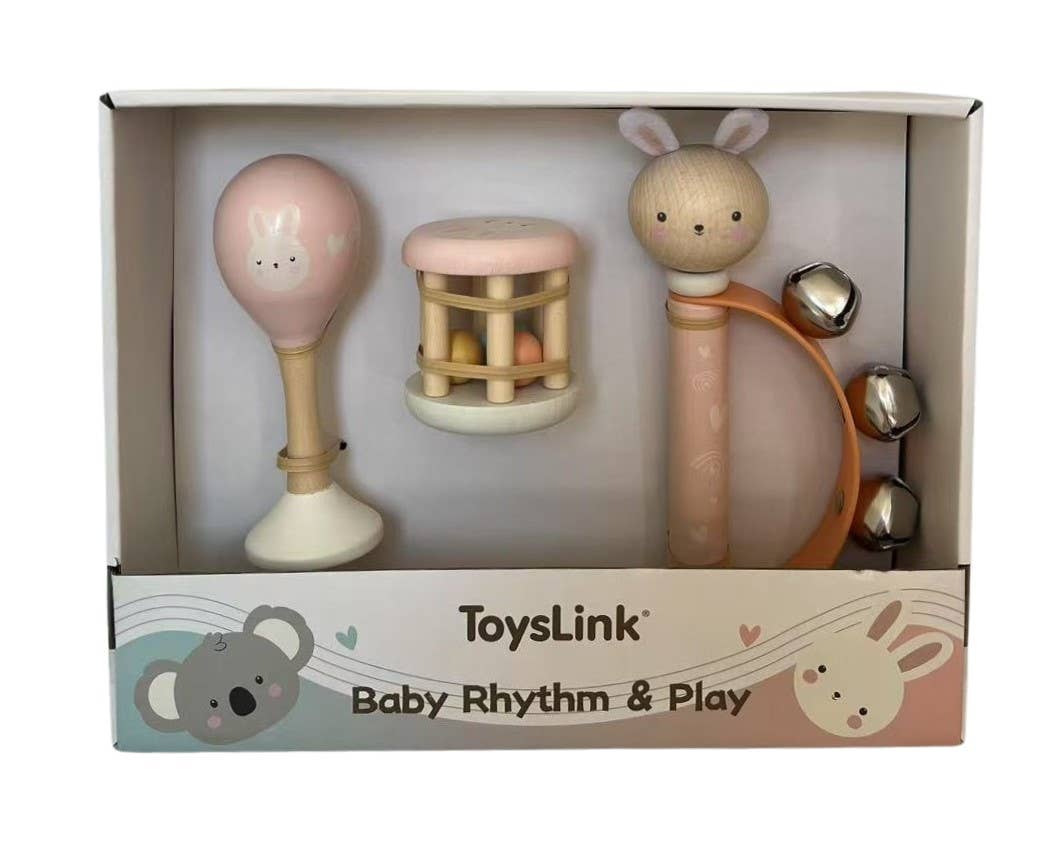 ToysLink - Wooden Baby Musical Set-Bunny