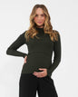 Ripe Maternity - Lift Up Nursing Knit - Ivy