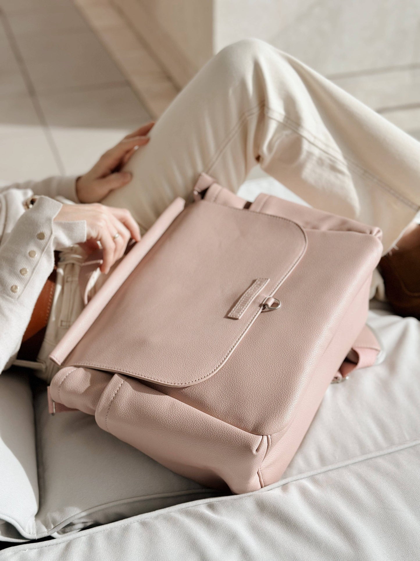 MIREM By Nenina & Co Pale Pink Maternal Bag + Gift Changer