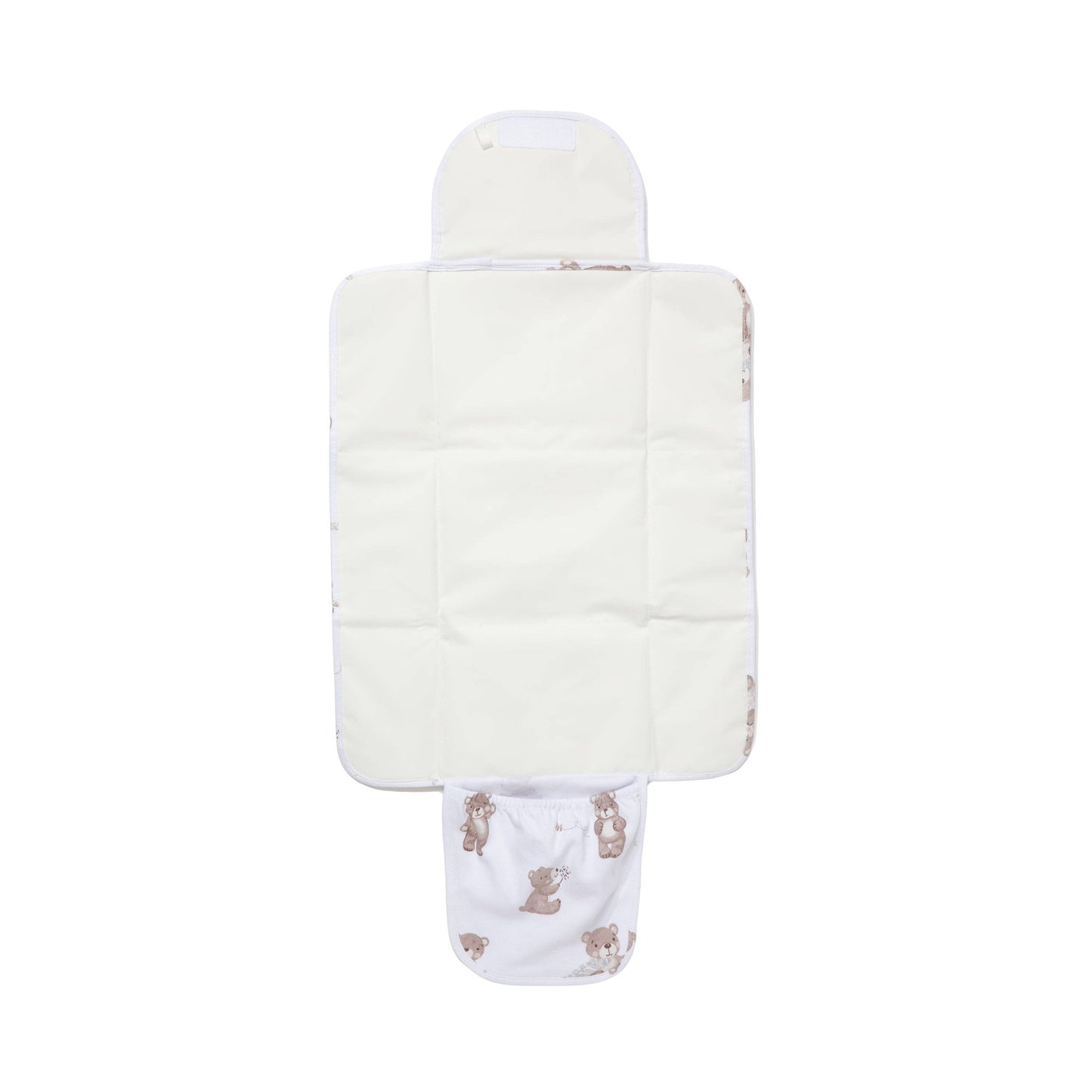 Living Textiles - Foldable Waterproof Travel Change Mat - Cuddly Bear