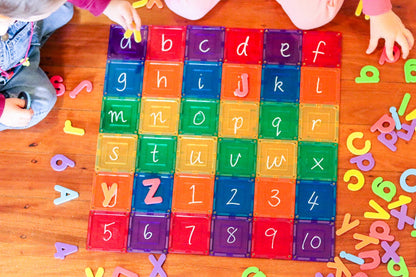 Learn and Grow Toys - Learn & Grow Magnetic Tiles - Small Square Pack (36 piece)