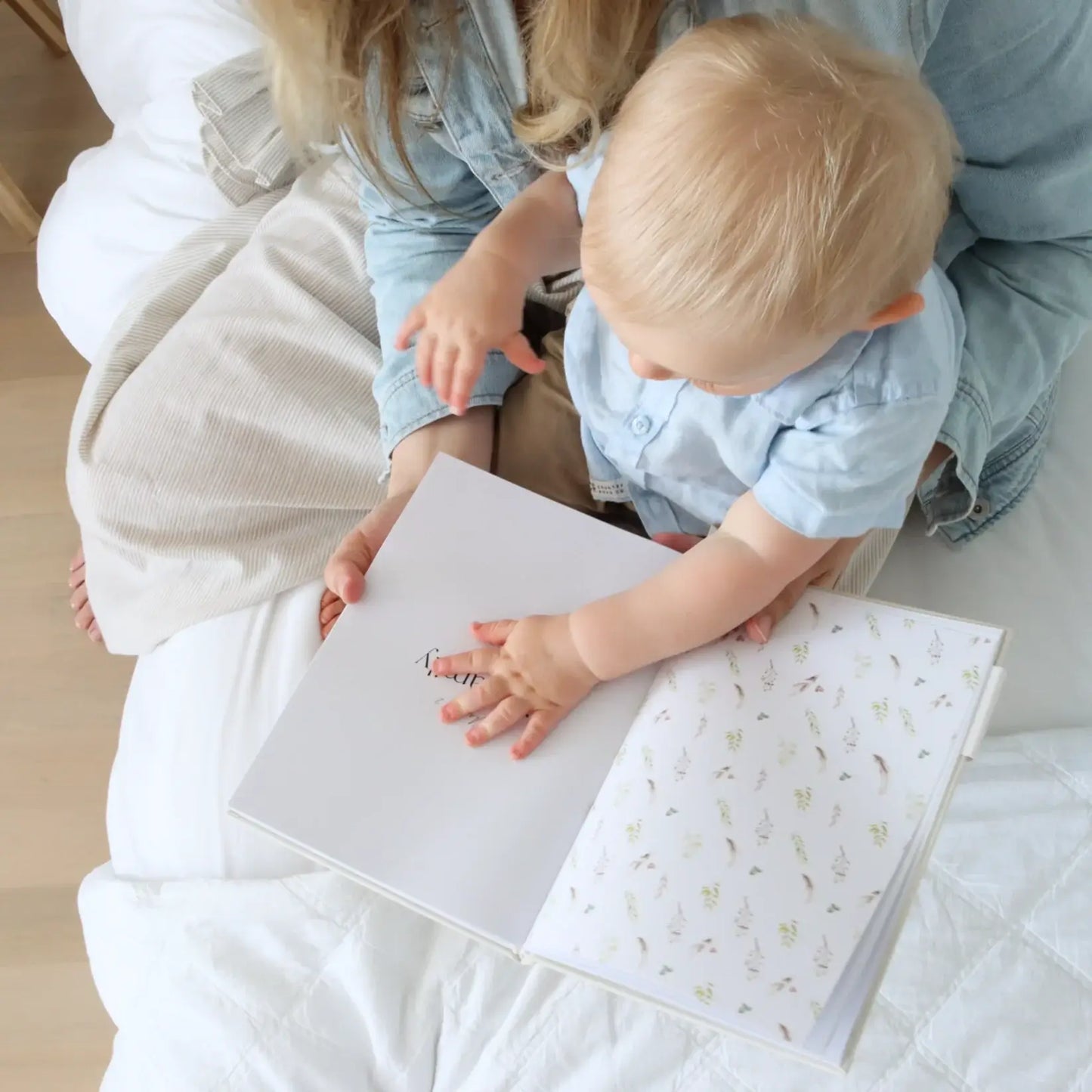 Written With Love - Baby Memory Book - Pregnancy to 5 Years - Sage Green - Boxed