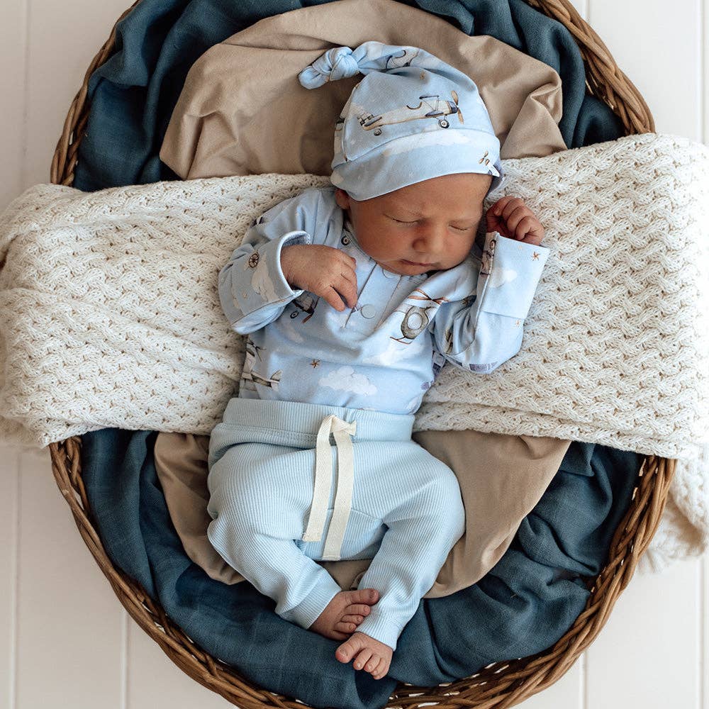 Snuggle Hunny - Taking Flight Long Sleeve Organic Bodysuit