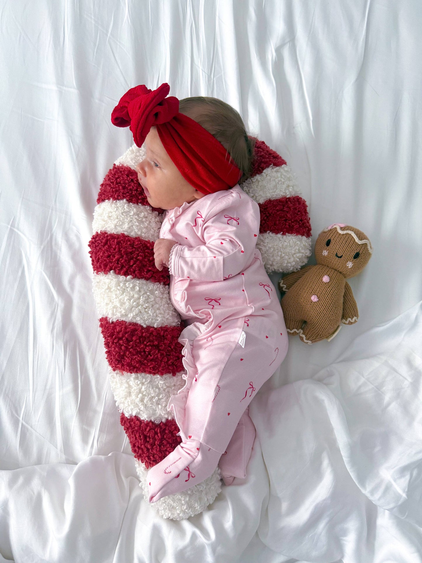 Elke & Indigo - Bamboo/Organic Cotton Growsuit - Candy Christmas