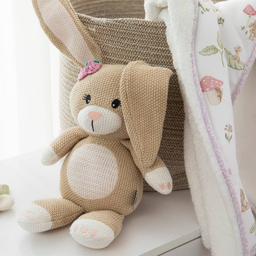 Living Textiles - Jersey Sherpa Pram Blanket - Whimsical Wonderland