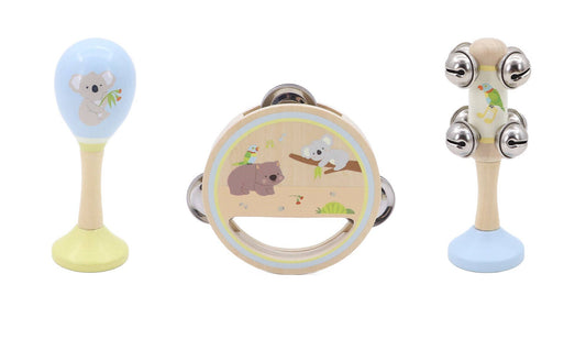ToysLink - KoKo's Music Adventure Wooden Music 3pcs Set (Koala, rainbow)