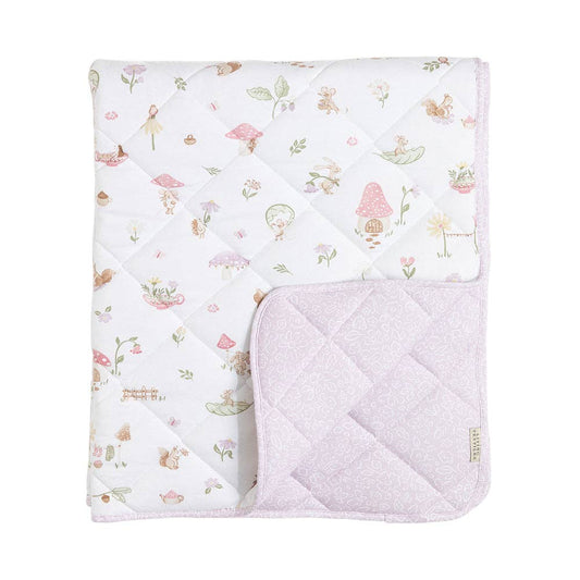 Living Textiles - Organic Reversible Cot Comforter - Whimsical Wonderland