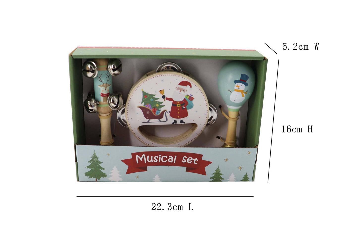 ToysLink - Wooden Christmas Musical Set