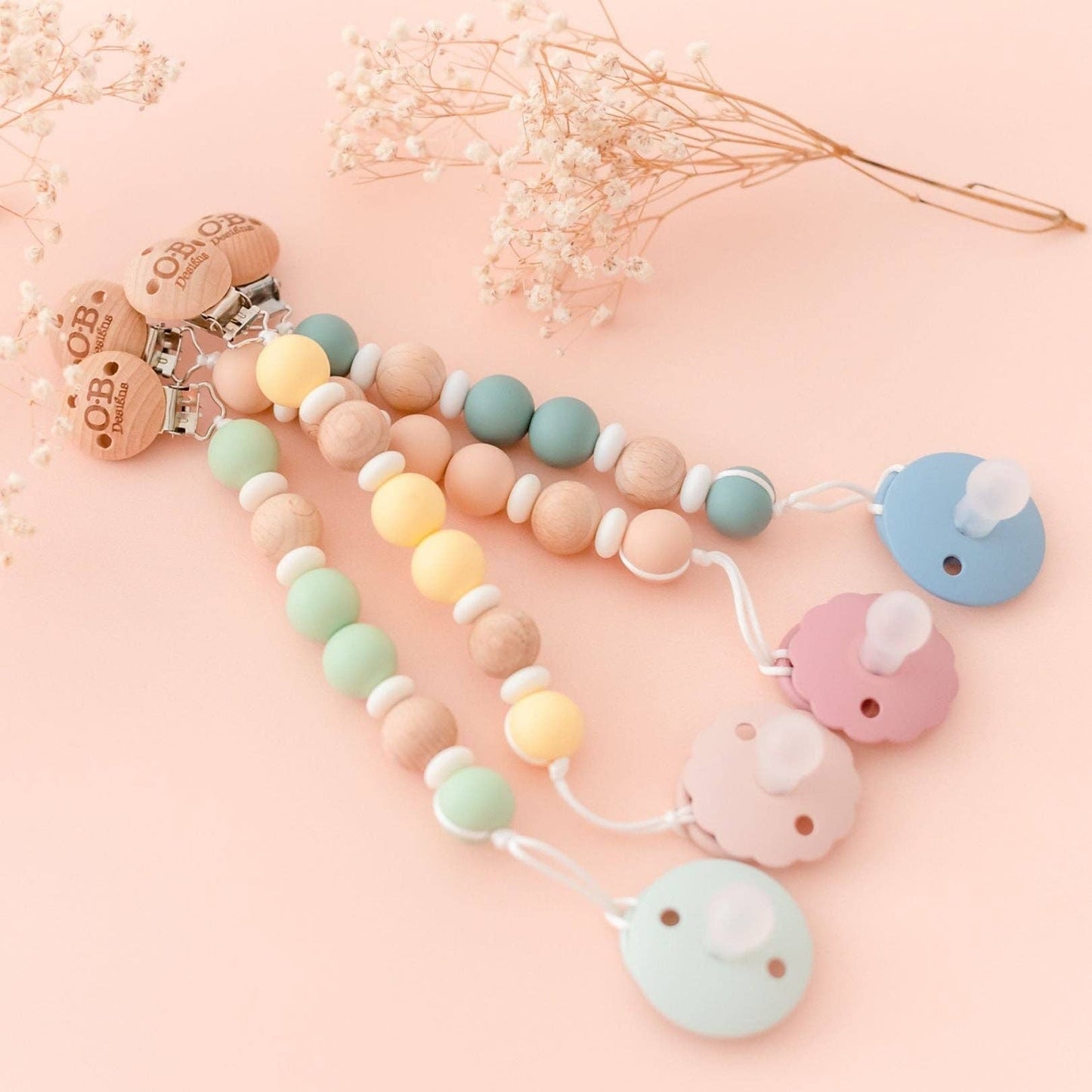 OB Australia - Peach Pink Eco-Friendly Dummy Chain
