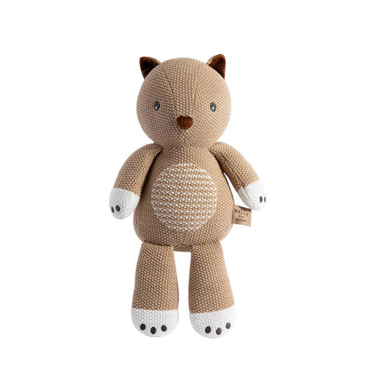 Living Textiles - Knitted Toy - Wally the Wombat