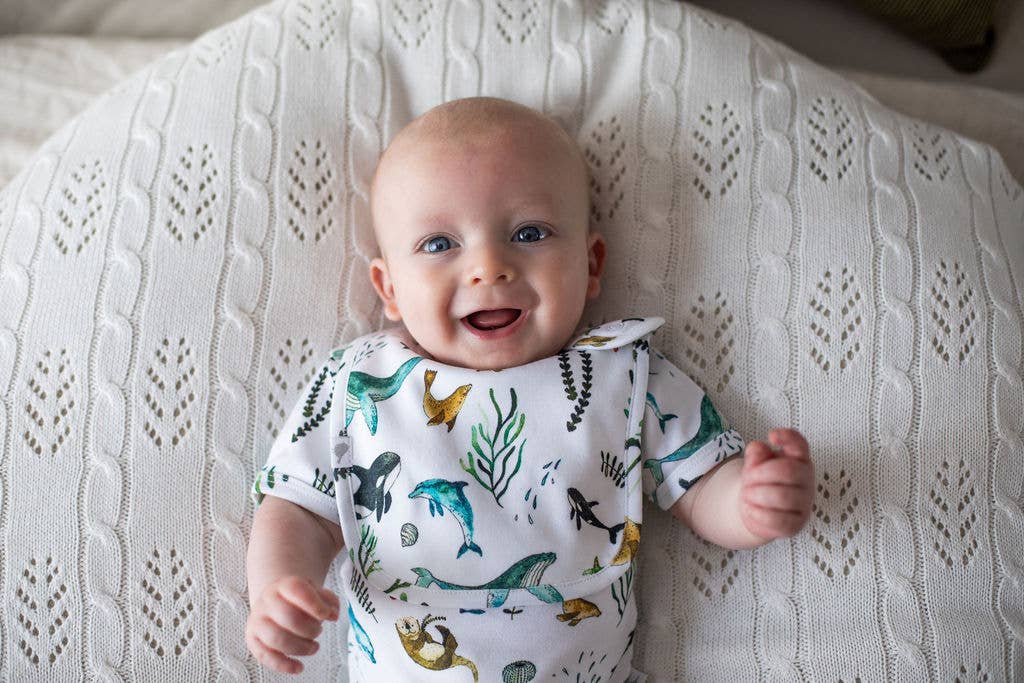 Emotion & Kids - Under the Sea Organic Cotton Bib