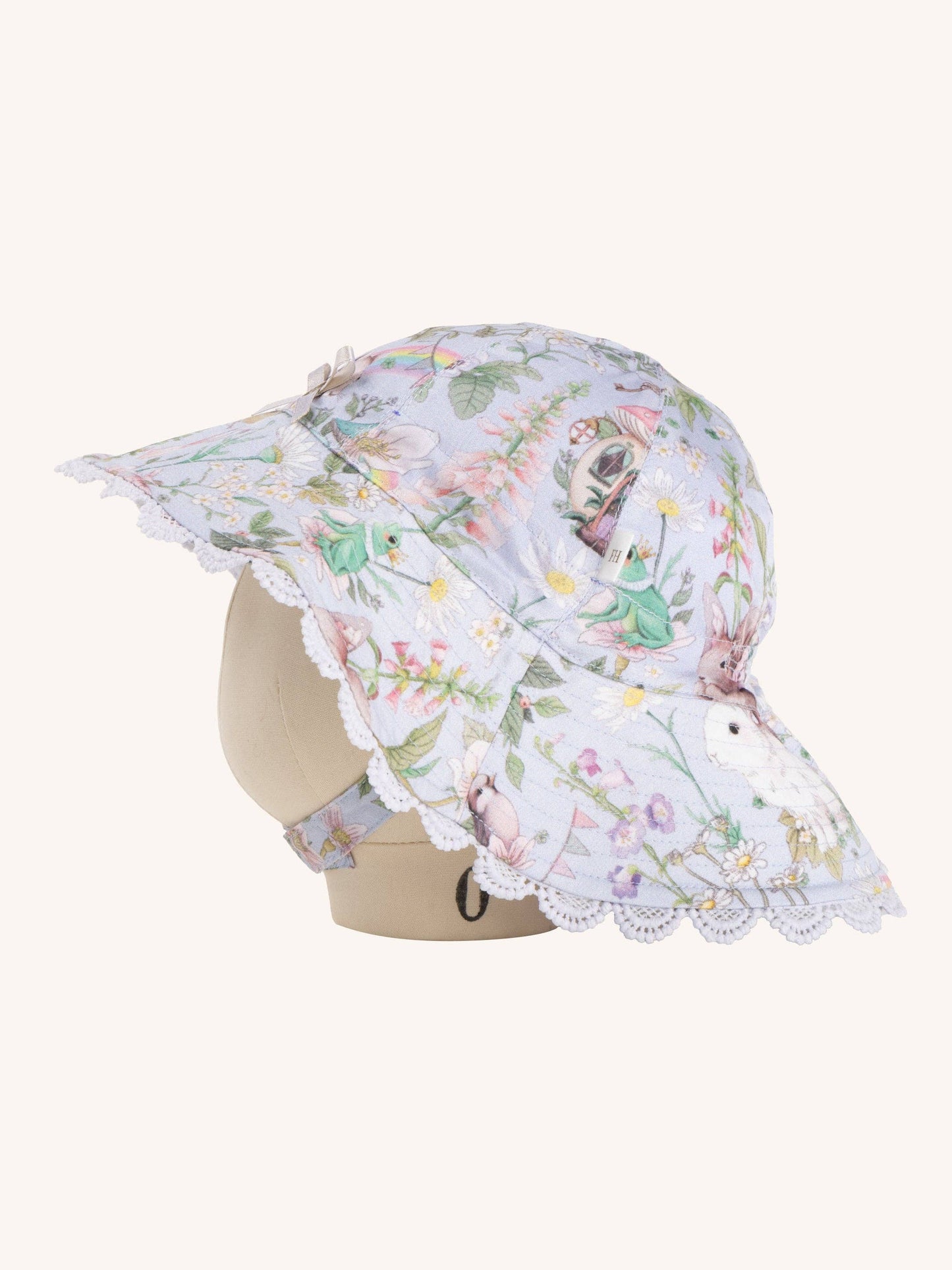 Fleur Harris - 'Fairyland' Sunday Hat - Cornflower