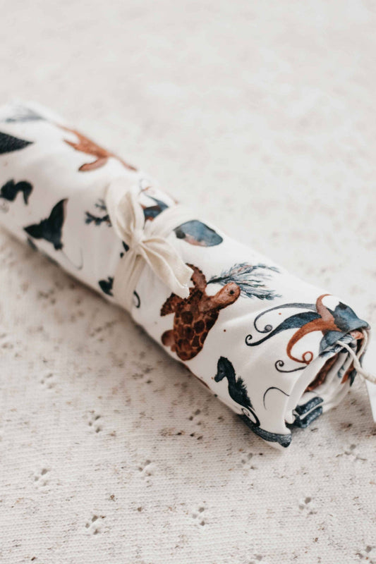 Bencer & Hazelnut - Jersey Swaddle  - Kevin