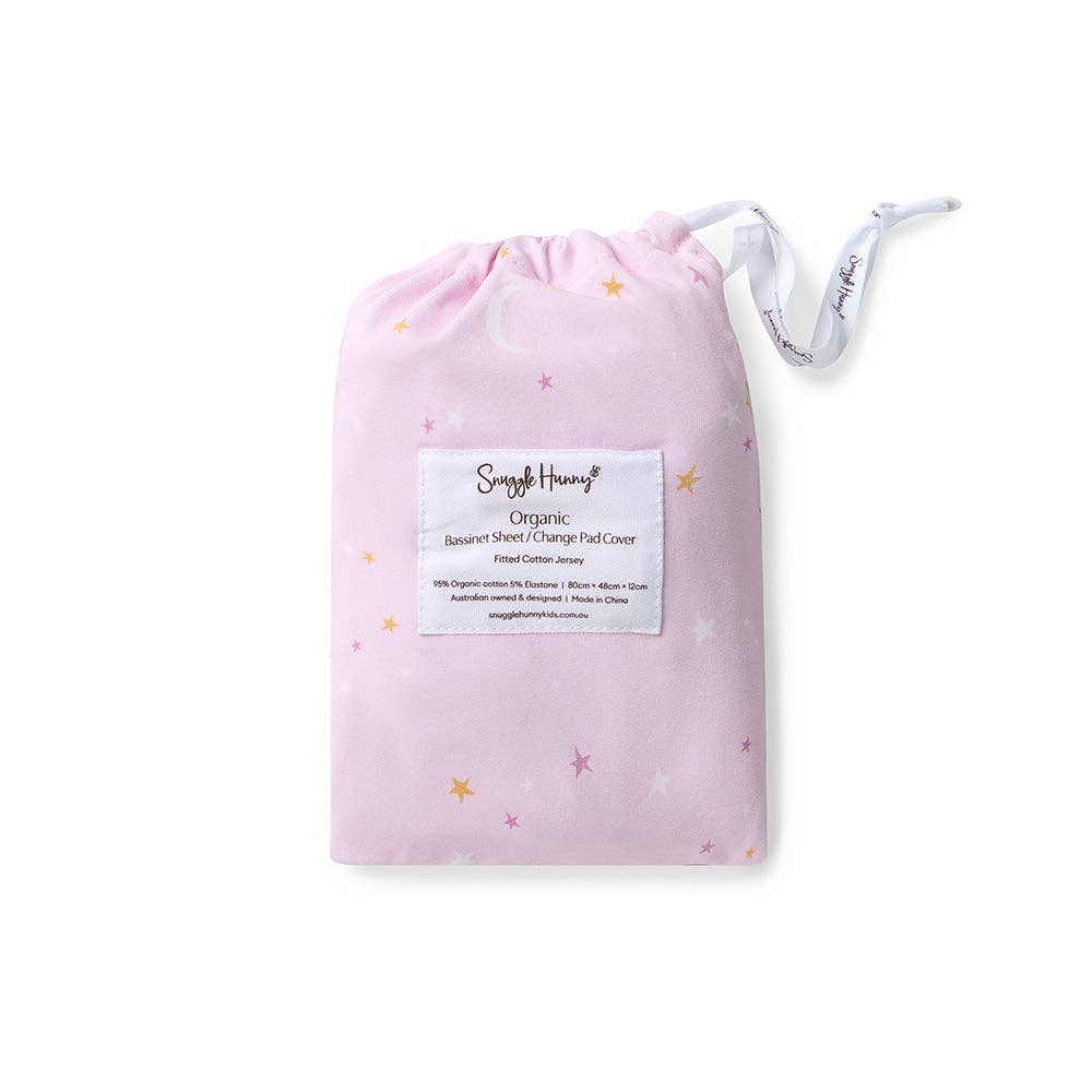 Snuggle Hunny - Twinkle Organic Bassinet Sheet / Change Pad Cover