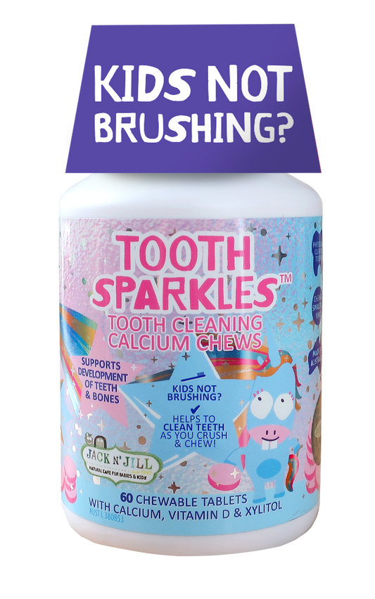 Jack N' Jill Kids - Tooth Sparkles 60 pack - Tooth Cleaning chews