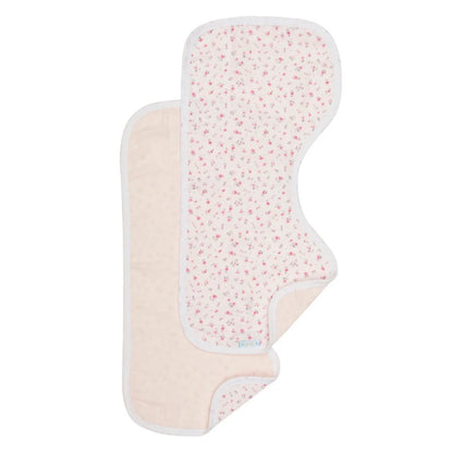 All4Ella - Burp Cloth 2pk - Pink Petals