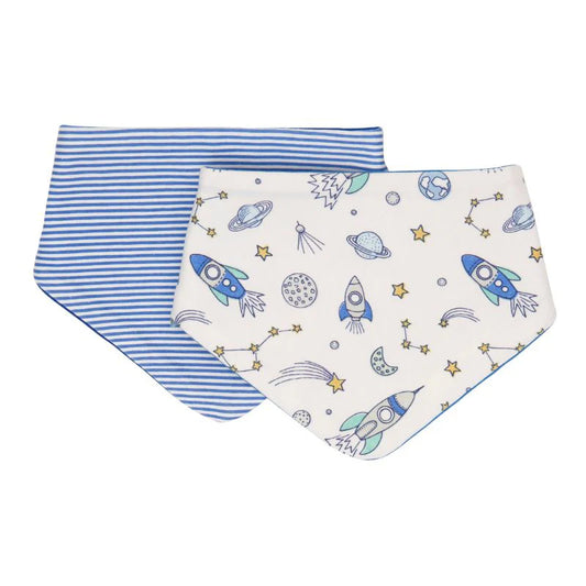 All4Ella - Bandana Bibs 2pk - Blast Off
