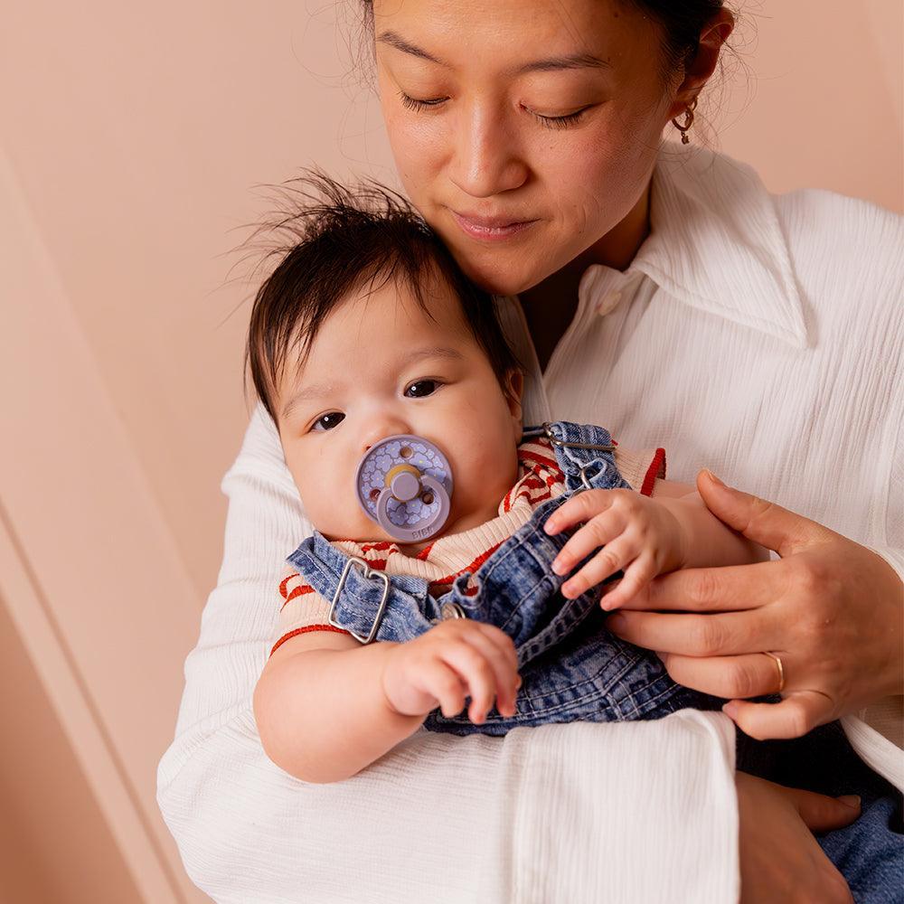 Bibs Dummies - Jasmine Fossil Grey Mix