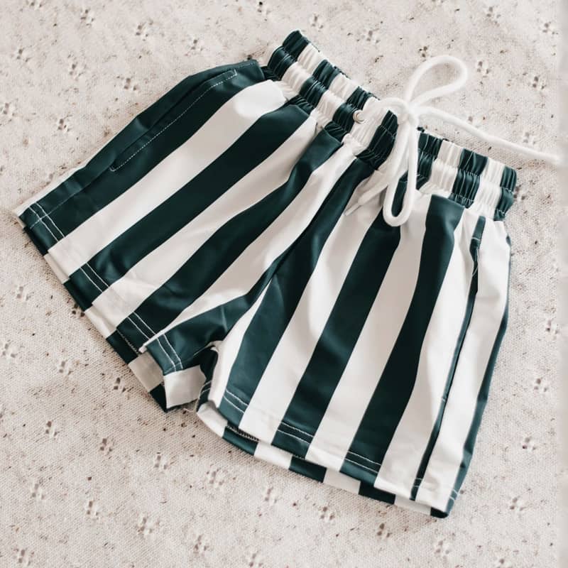 Bencer and Hazelnut - Ocean Stripe Boardies