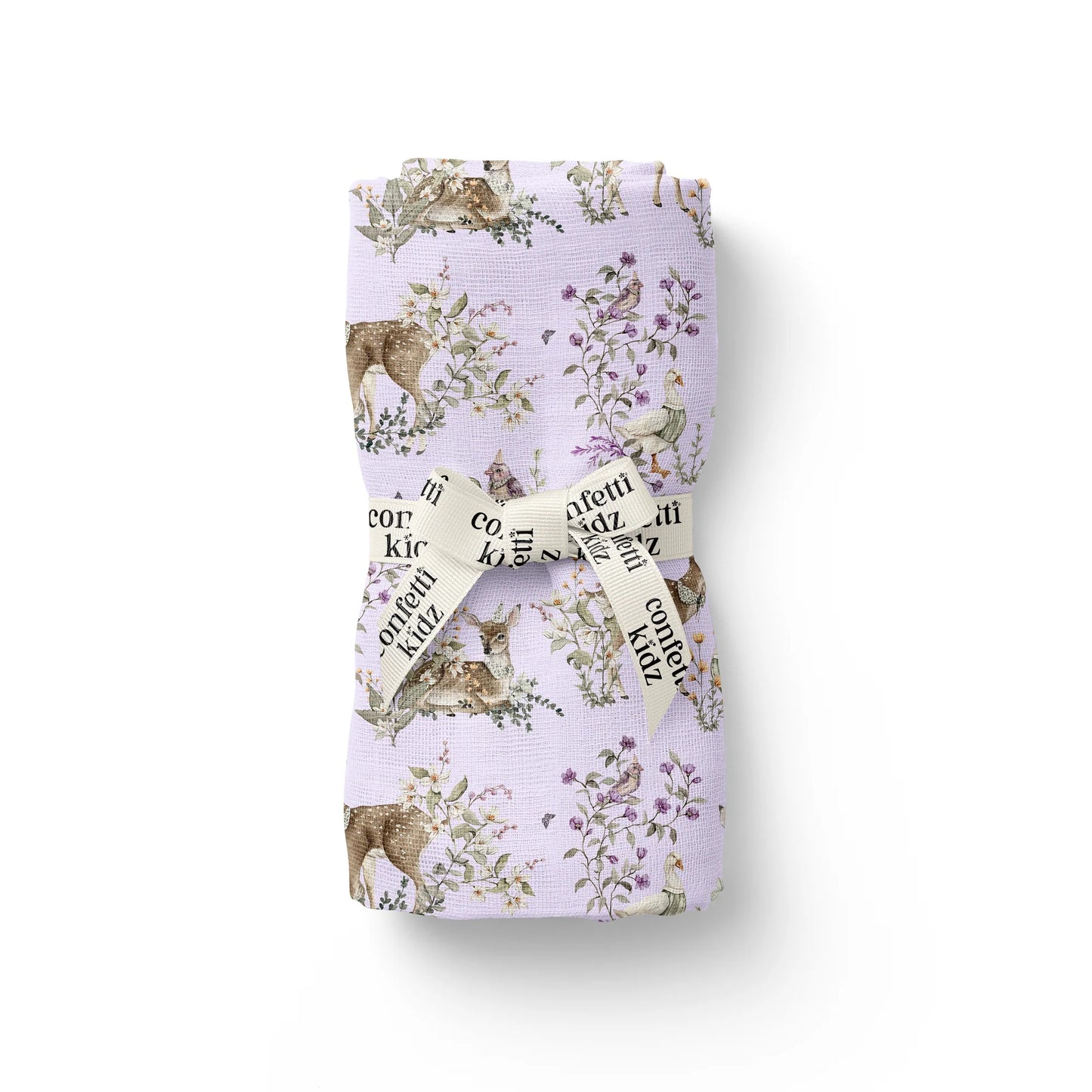 Confetti Kidz - Enchanted Gardens Organic Muslin Swaddle