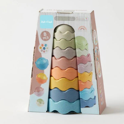 Jiggle & Giggle - Eco-Friendly Wave Shape Stackers
