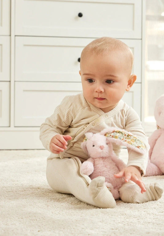 Jiggle & Giggle - Floral Pink Bunny Rattle