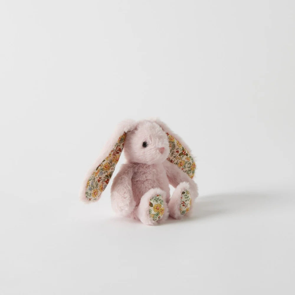 Jiggle & Giggle - Floral Pink Bunny Rattle