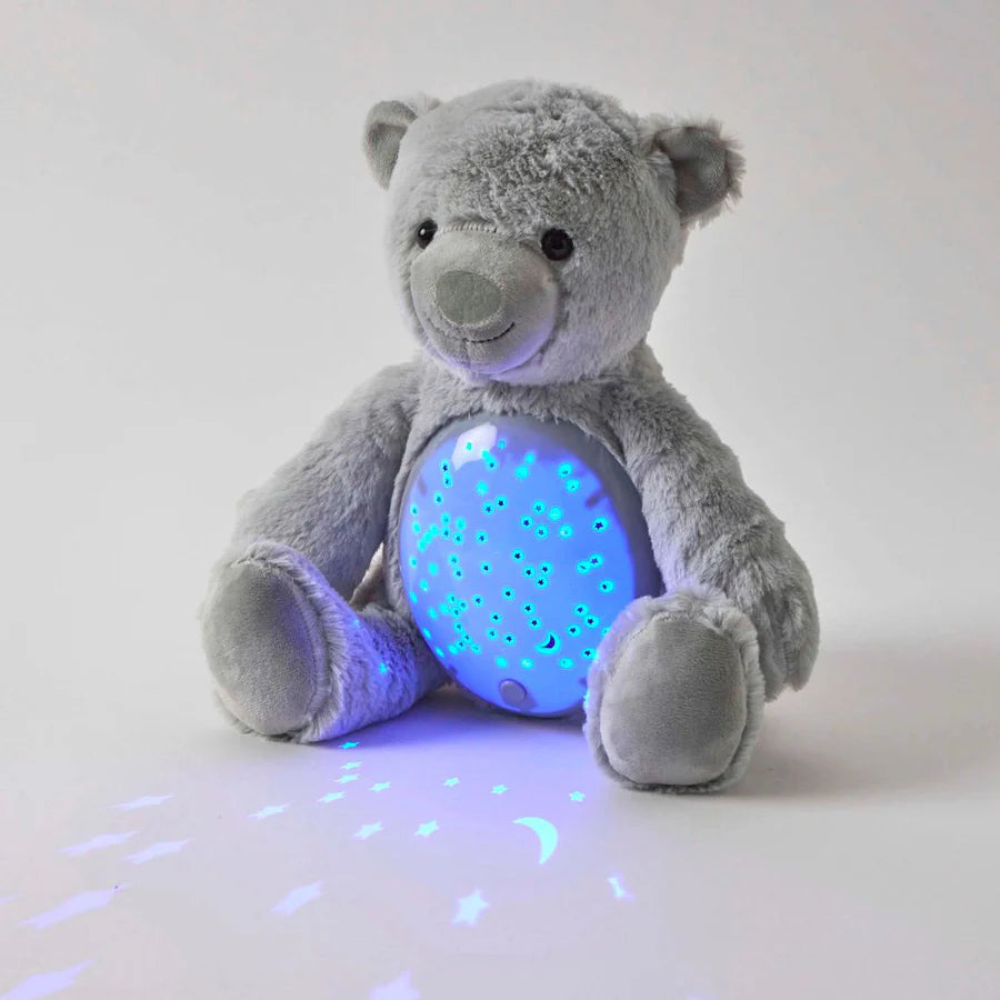 Jiggle & Giggle - Grey Bear Plush Night Light