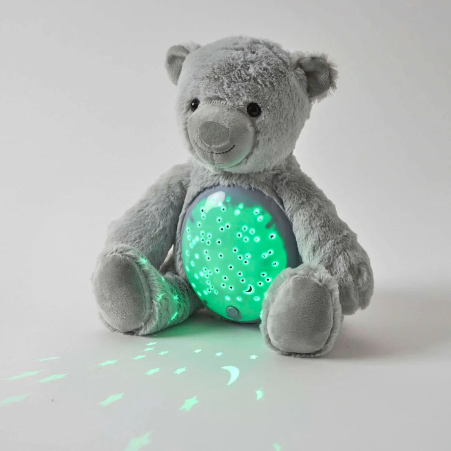 Jiggle & Giggle - Grey Bear Plush Night Light