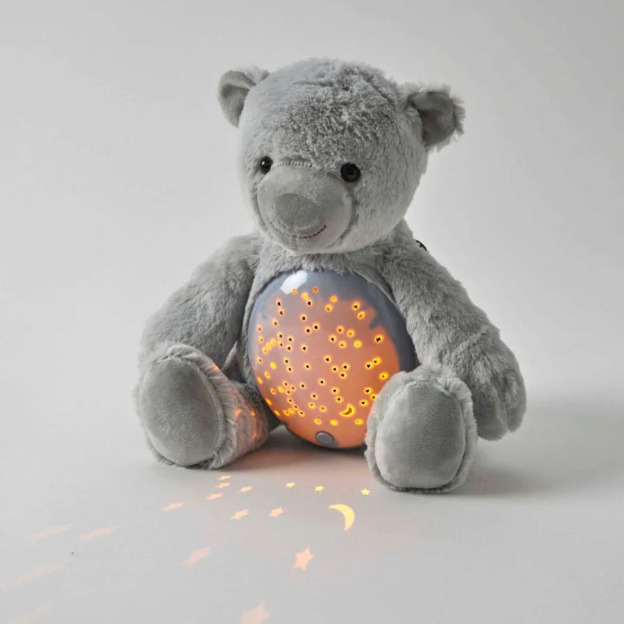 Jiggle & Giggle - Grey Bear Plush Night Light