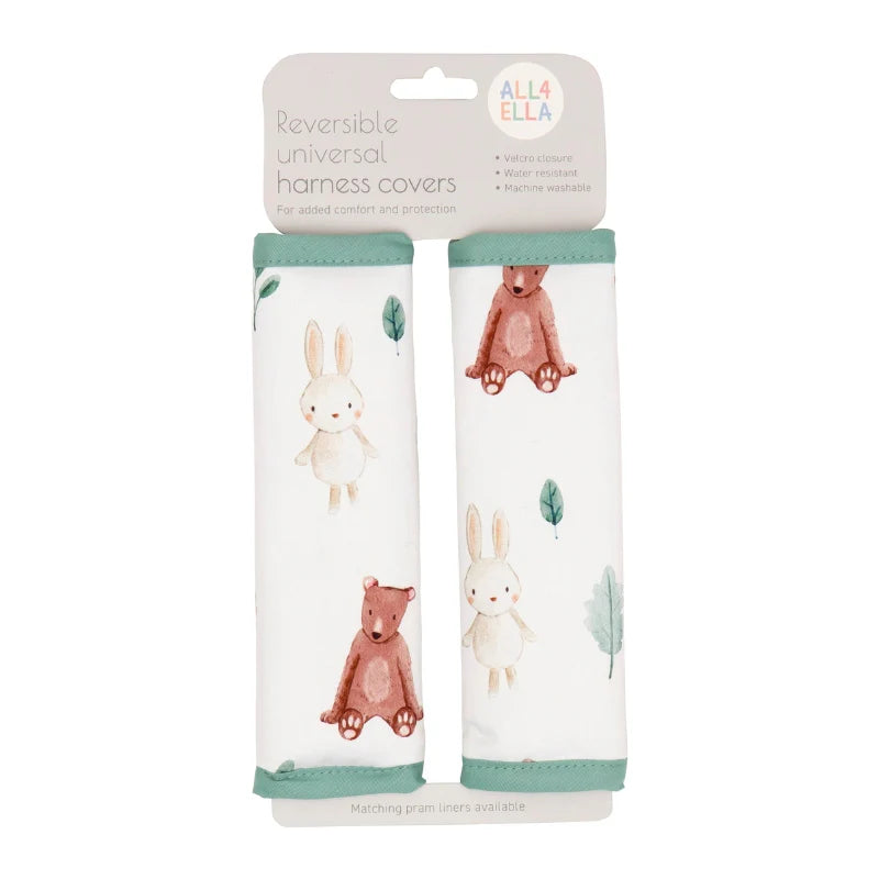 All4Ella - Harness Covers - Forest Friends