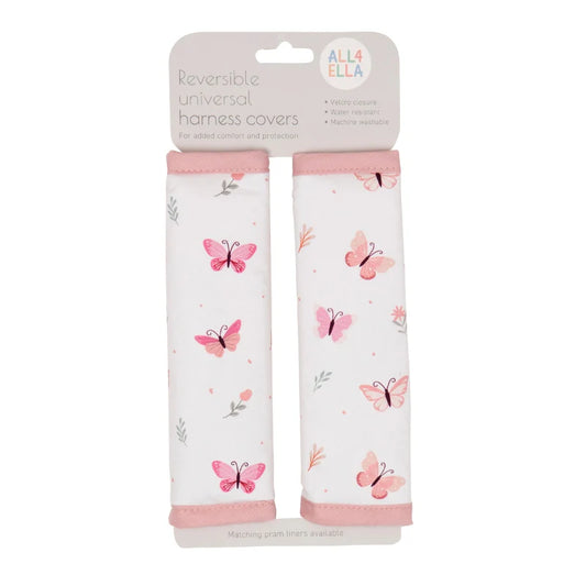 All4Ella - Harness Covers - Sweet Butterfly