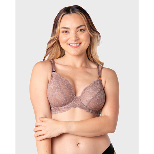 Heroine Plunge Nursing Bra - Mocha