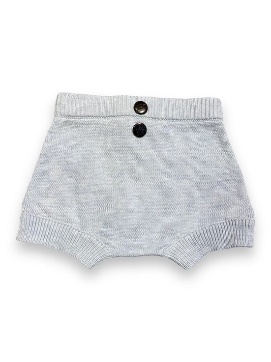Blue Knit Shorts
