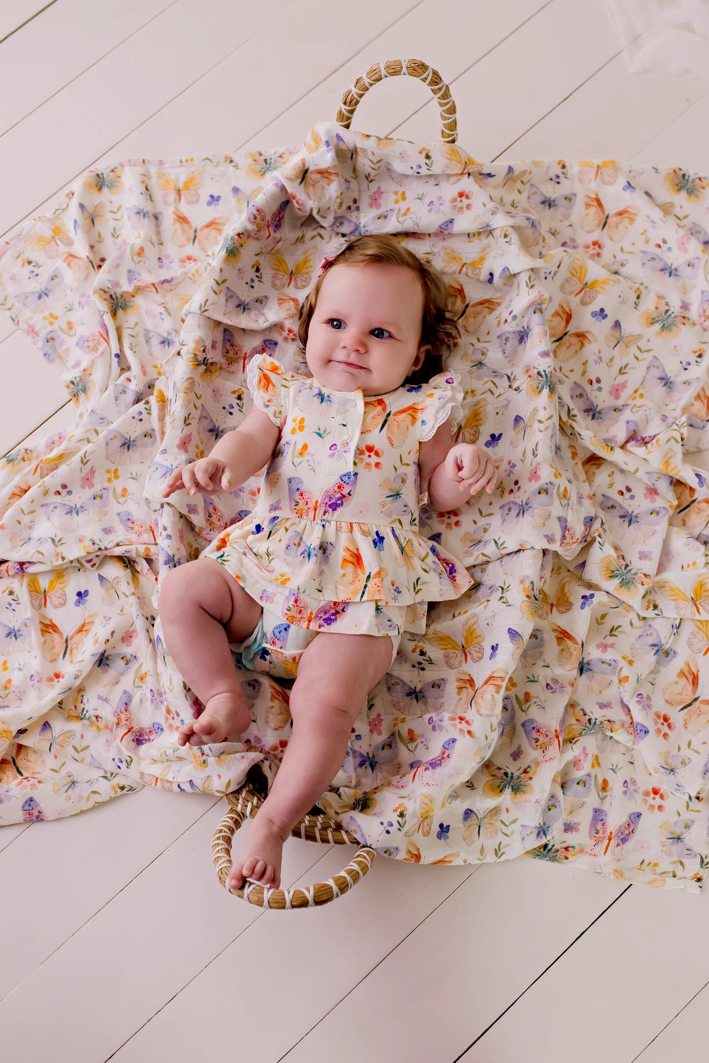 Confetti Kidz - Butterfly Blooms Bodysuit Dress