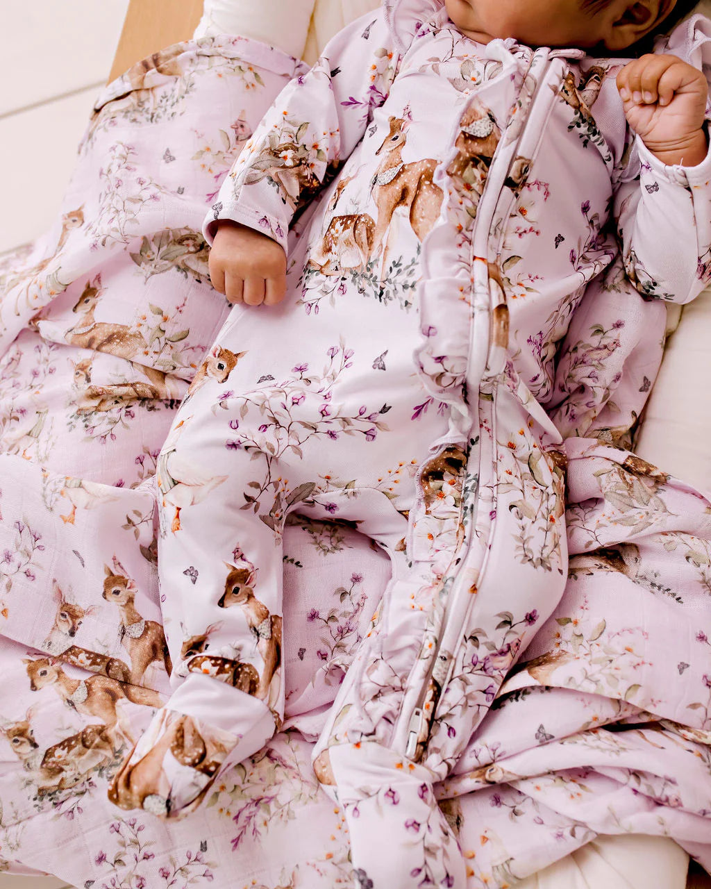 Confetti Kidz - Enchanted Gardens Bamboo Zipsuit