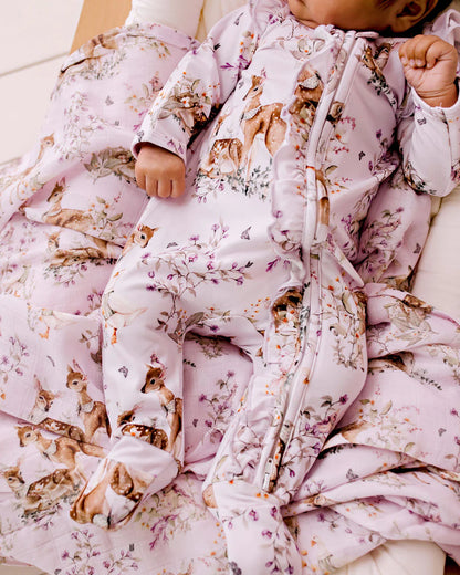 Confetti Kidz - Enchanted Gardens Bamboo Zipsuit