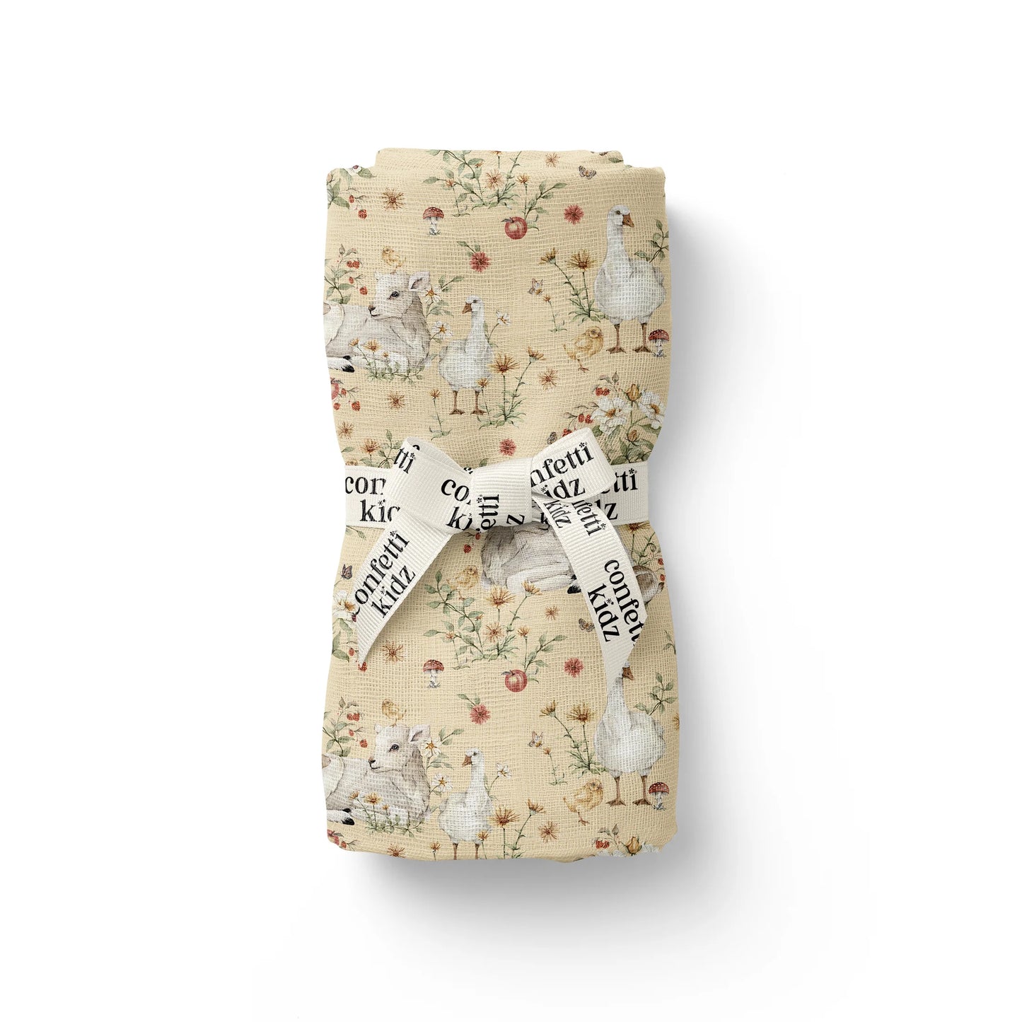 Confetti Kidz - In the Meadow Organic Muslin Swaddle