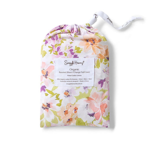 Isla Organic Bassinet Sheet/ Change Pad Cover