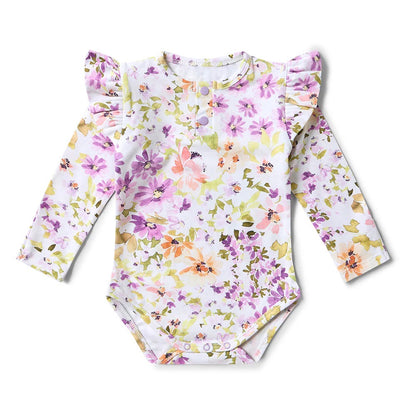 Isla L/S Bodysuit With Frill