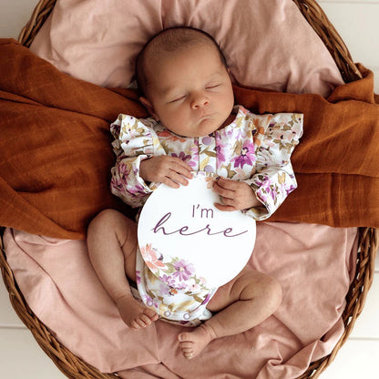 Isla L/S Bodysuit With Frill