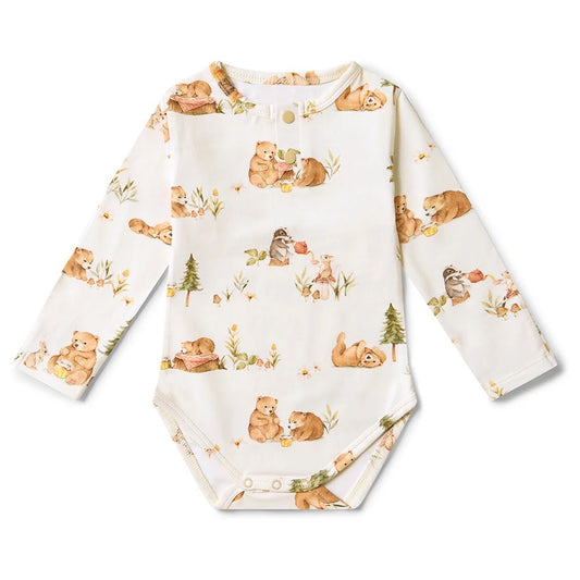 Bears L/S Organic Bodysuit